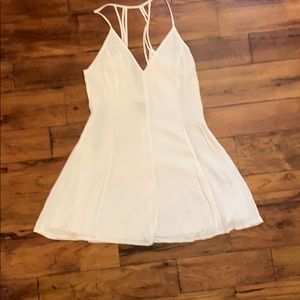 White strappy dress